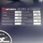 کمپرسور ١٢ لیتر بی صدا (سایلنت) اینتیمکس - Image 3