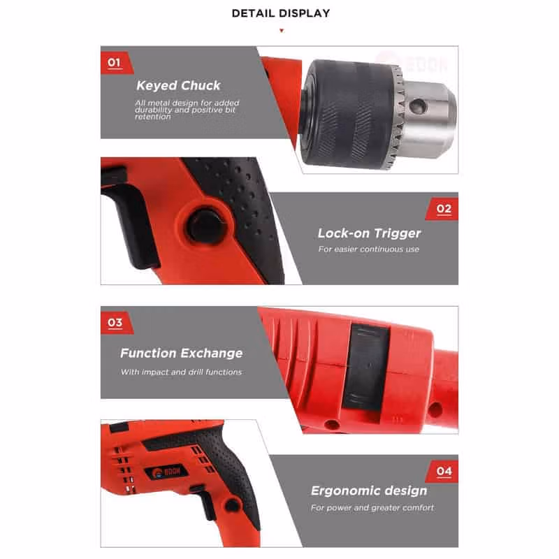 دریل چکشی ادون مدل ID13-HYL1135 - Image 10