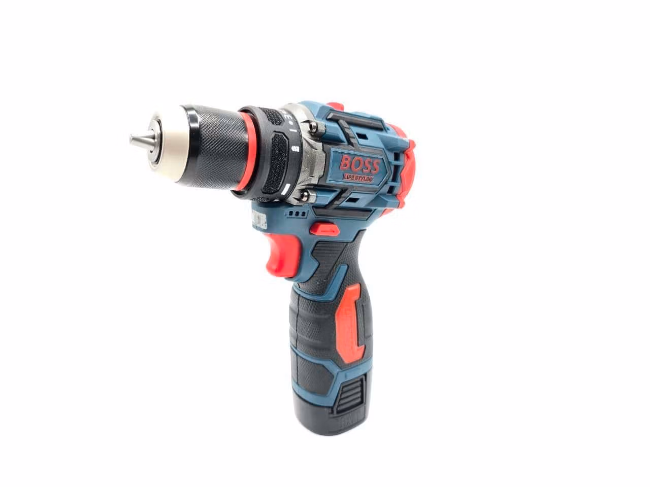 دریل-شارژی-۲۴-ولت-براشلس-سه-نظام-فلزی باس