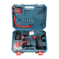 کیت-دریل-پیچ-گوشتی-شارژی-رونیکس-12-ولت-مدل-RS-8613-دو-باتری