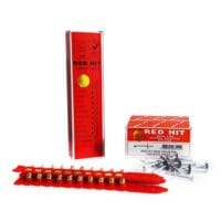 بسته 100 عددی میخ و چاشنی بتن ردهیت سایز 3.2