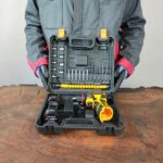 دریل شارژی اینتیمکس مدل 0920 با دو باتری ۳۶ ولت براشلس