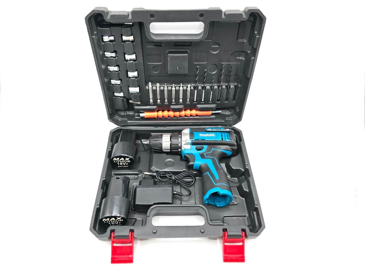 photo_37@30-10-2025_09-18-11.jpg دریل شارژی ۱۸ ولت دوباتری طرح ماکیتا مدل 9_257 - Image 1