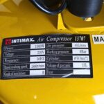 کمپرسور ایستاده اینتیمکس مدل 13707 ظرفیت ۱۵ لیتر بدون روغن سایلنت